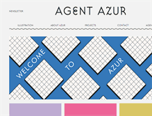 Tablet Screenshot of agentazur.com